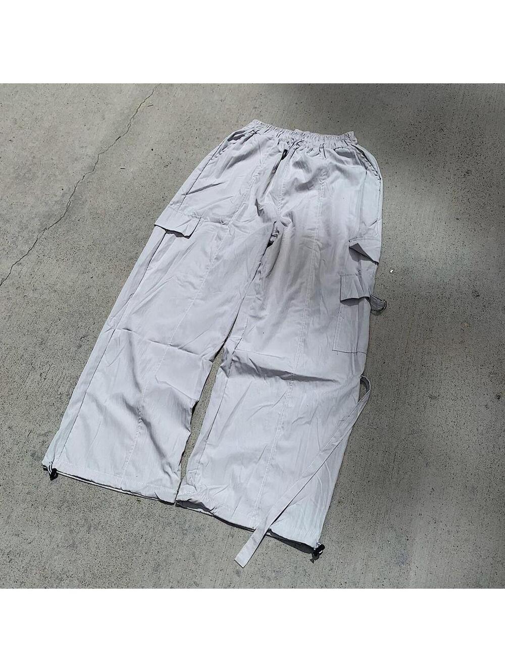 90s style baggy cargo hiking pants - Picture 2 of 8